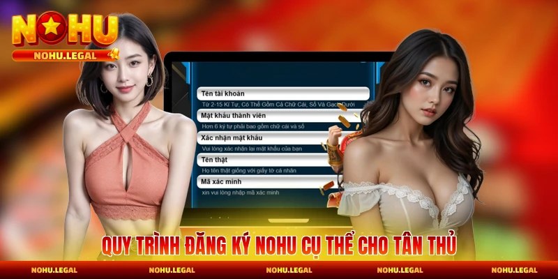 Quy trình đăng ký Nohu cụ thể cho tân thủ